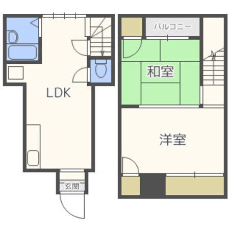 ボンジュール南恩加島の物件間取画像